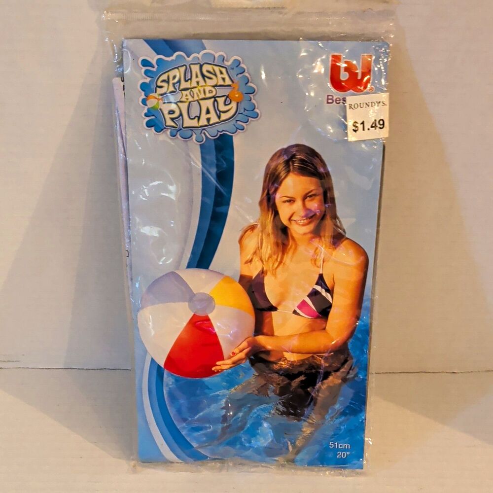 Bestway Splash and Play Inflatable Beach Ball 20 in (51 cm) MPN 31021